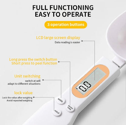 Digital Spoon Scale, 0–500 g