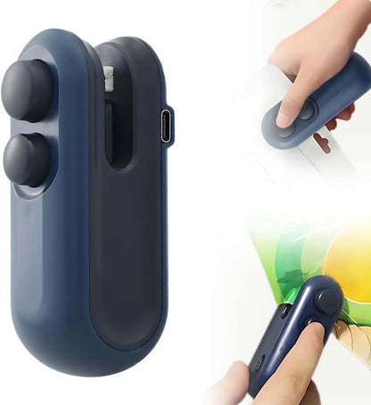 2026 Upgraded Mini Handheld Bag Sealer with Cutter & Magnet