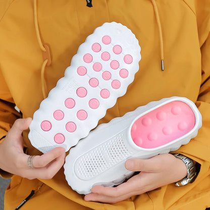Men's Massage Slippers Indoor Outdoor Sandals Beach Comfortable Shell Slides Clogs Casual Shoes Men Women Home Summer Slippers